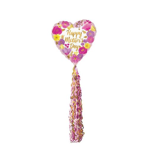 84" Pom Pom Floral Mother’s Day AirWalker Balloon