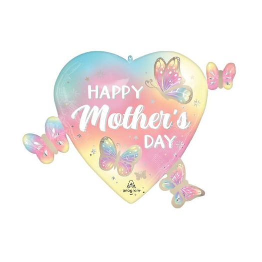 Mother’s Day Balloon – Fluttering Dreams Satin – 32"