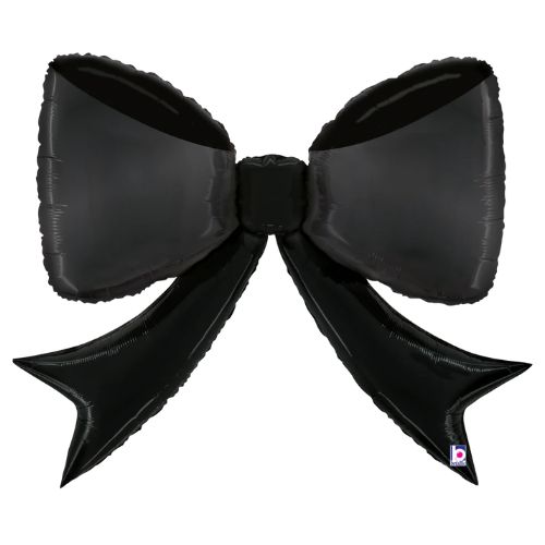 31" Large Shape Black Bow Foil Balloon | Elegant Party Decoration Balloon