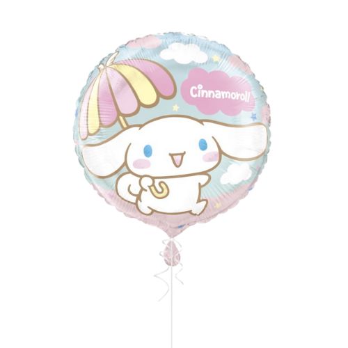 Hello Kitty &amp; Friends Cinnamoroll Pastel Round Foil Balloon, 18"