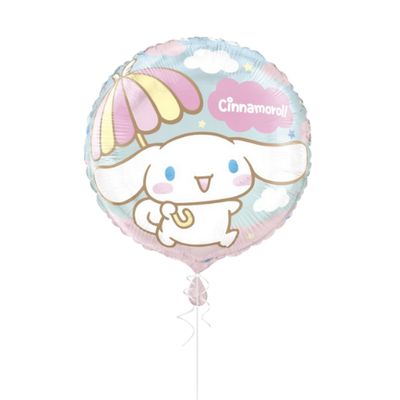 Hello Kitty &amp; Friends Cinnamoroll Pastel Round Foil Balloon, 18"