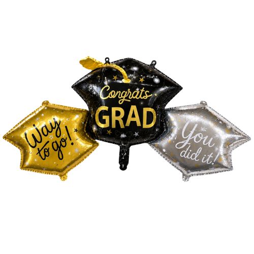 36" Congrats Grad “Way to Go! You Did It!” Graduation Balloon