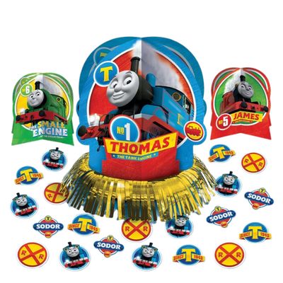 Thomas the Train Table Decorating Kit 23pc | Birthday Party Centerpiece Set