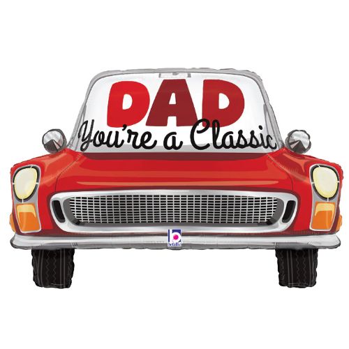 Classic Dad Car Foil Balloon 30" | Father's Day Balloon Decoration