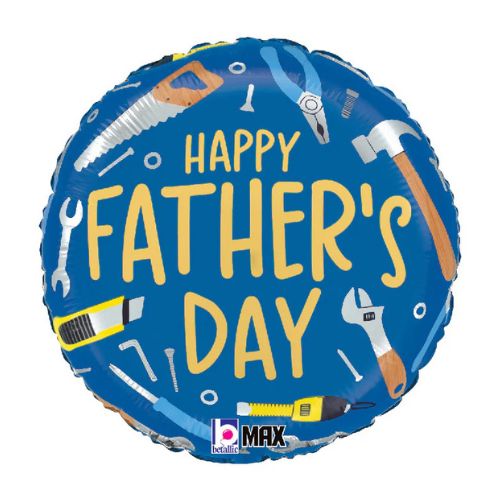 Happy Father's Day Tools Foil Balloon 18" | Father's Day Party Balloon