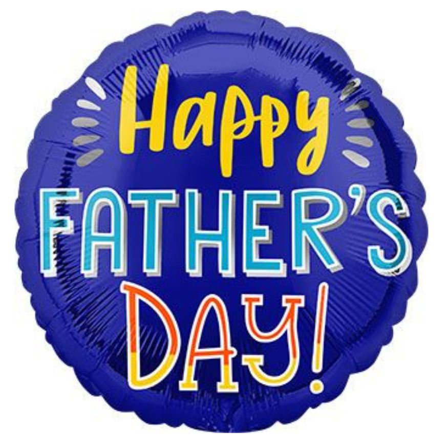 Father's Day Doodles Foil Balloon 18" | Happy Father's Day Party Balloon