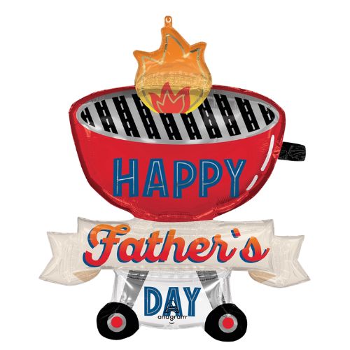 Grilliant Dad Grill Foil Balloon 30" | Happy Father's Day Grill Balloon
