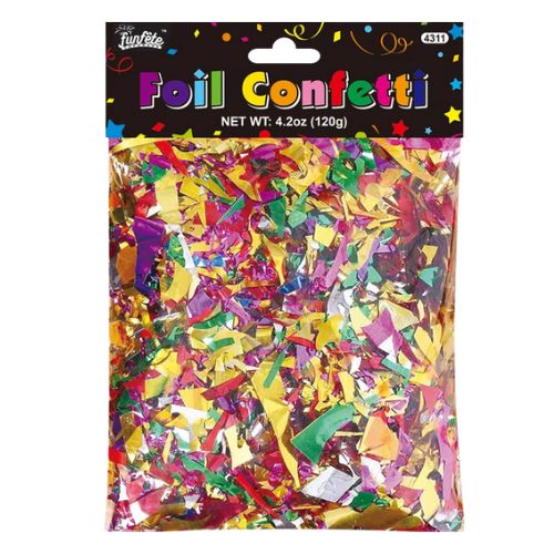 Party Foil Multicolor Confetti 60g – Colorful Party Table Confetti