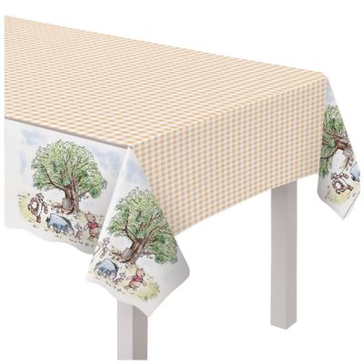 Winnie the Pooh Plastic Table Cover 54" x 96" | Winnie the Pooh Party Table Cover