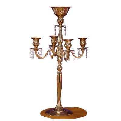 5-Arm Metal Candelabra – 32.5" x 19.25" | 1 Count