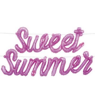 Pastel Ice Cream Sweet Summer Plastic Jelly Balloon Banner Kit | Summer Party Decoration