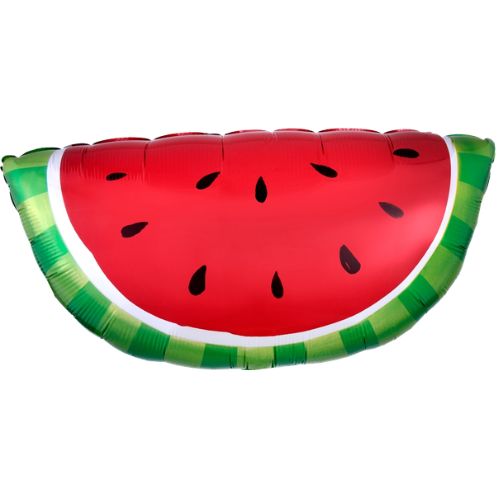 32" Watermelon Shaped Foil Balloon | Summer Party Balloon