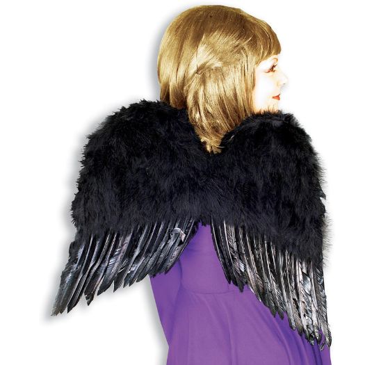 Black Feather Wings – 20 in