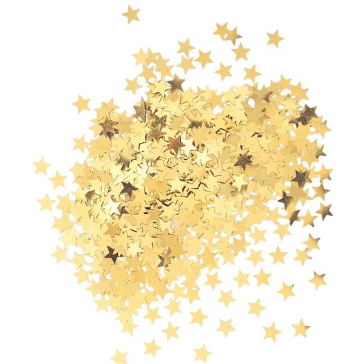 Star Foil Confetti – 0.5 oz, Color: Gold