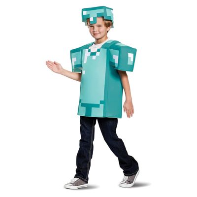 Kids Classic Minecraft Armor Costume