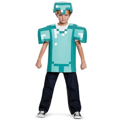 Kids Classic Minecraft Armor Costume