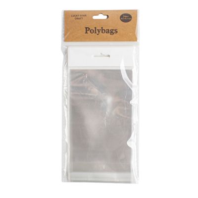Clear Bottom-Seal Polybags – Multiple Sizes