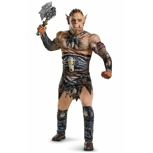 World of Warcraft: Durotan Deluxe Adult Muscle Costume  M (38-40), Size: M(38-40)