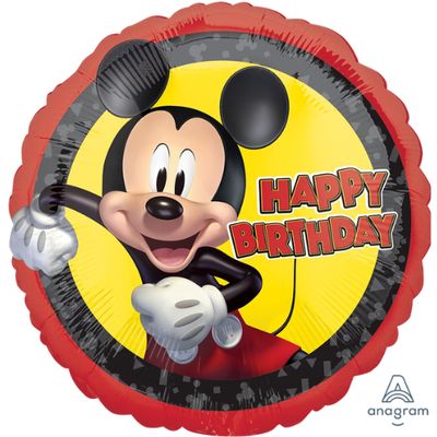 Mickey Mouse Happy Birthday Foil Balloon – 18"