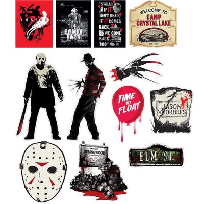 Assorted Warner Bros. Horror Cutouts – 12 Count