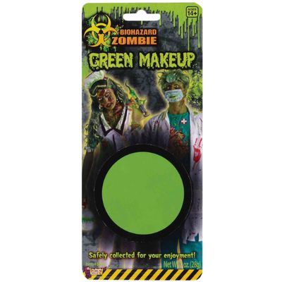 Biohazard Zombie Green Grease Makeup – 0.4 Oz (1 Count)