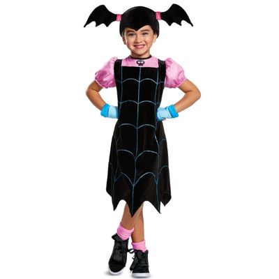 Disney Vampirina Classic Girls Costume – Dress, Headpiece &amp; Glovelettes S(4-6)