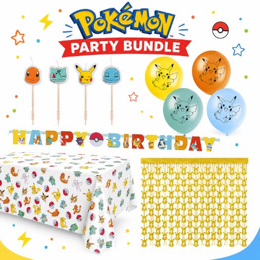 Pokémon Party Decoration Bundle – 5 Pc Set