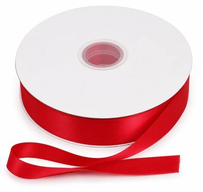 1" Single Face Satin Ribbon – 100 Yards