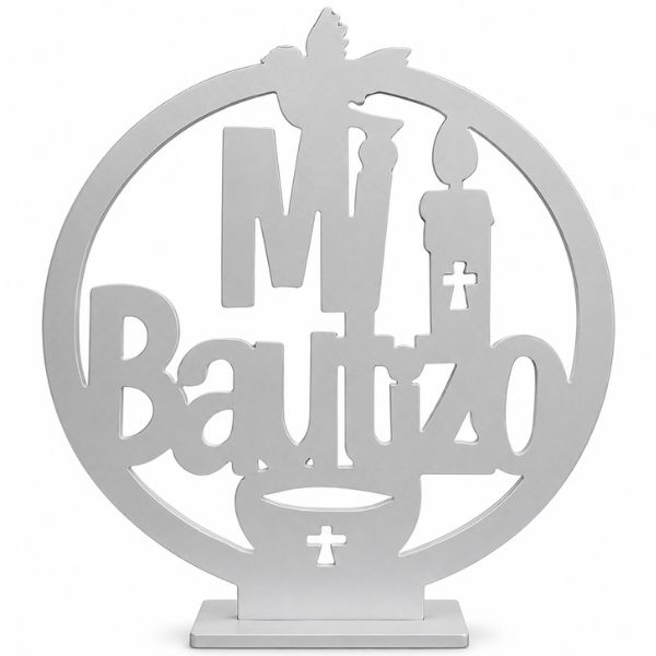 PVC Mi Bautizo Sign – 13" W x 14" H