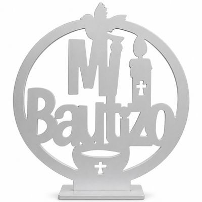 PVC Mi Bautizo Sign – 13" W x 14" H