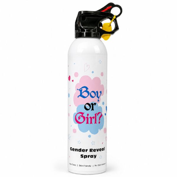 Gender Reveal Color Powder Spray – Boy or Girl Party Reveal, Color: Pink