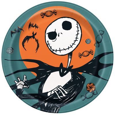 Disney The Nightmare Before Christmas Round 9" Dinner Plates – 8 Ct