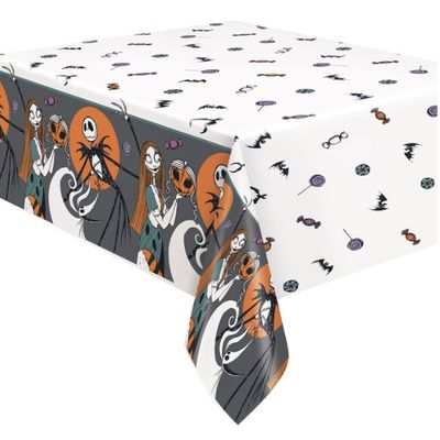 Disney The Nightmare Before Christmas Rectangular Plastic Table Cover – 54" x 84"