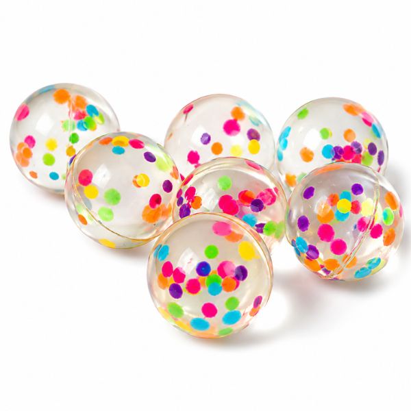 Confetti-Filled Bounce Ball Favors – 8 Ct
