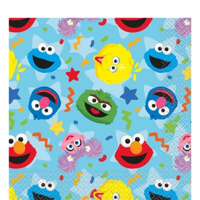 Sesame Street Luncheon Napkins – 16 Ct