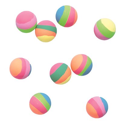 Pastel Stripe Bounce Balls – 35mm, 8 Ct