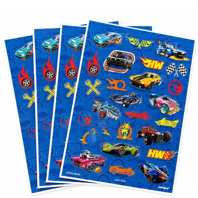 Hot Wheels Sticker Sheets – 4 Ct