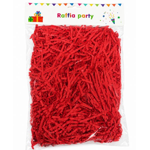 Shredded Paper Filler – 1.5 oz, Color: Red