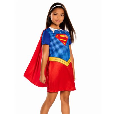 Supergirl Child Costume – Dress, Cape &amp; Headband