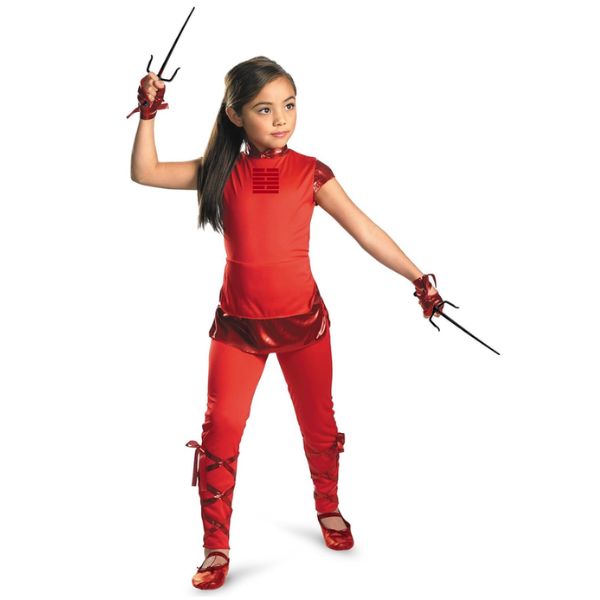 Girls’ G.I. Joe Movie Jinx Classic Costume – Child Medium (7–8), Size: M(7-8)