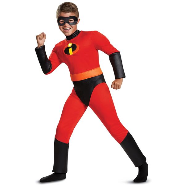 Disney Pixar The Incredibles Dash Classic Muscle Costume – Child, Size: S(4-6)