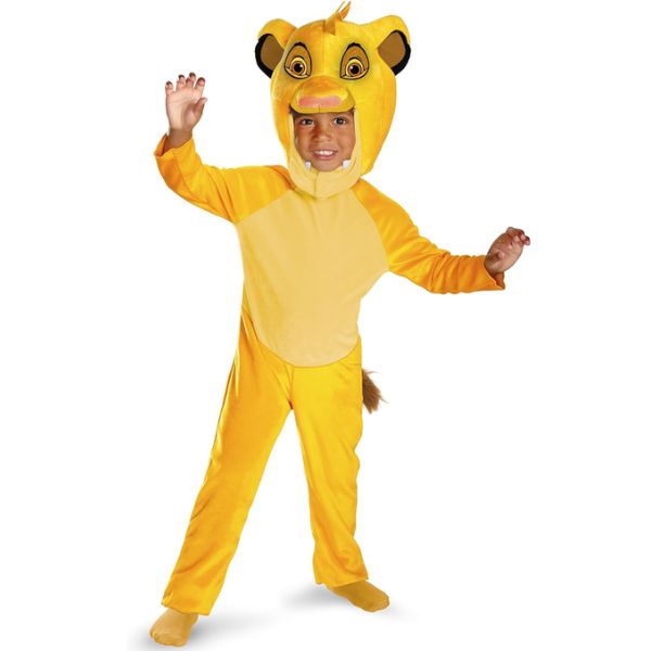 Disney The Lion King Simba Costume – Toddler 3T–4T, Size: 3T-4T