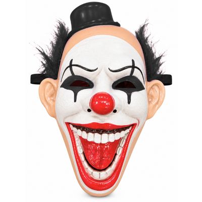 Scary Clown Plastic Mask