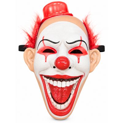 Scary Clown Plastic Mask