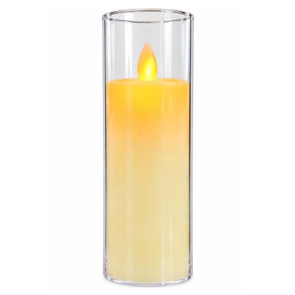 LED Swing Flame Flameless Candle – 2" W x 6" H