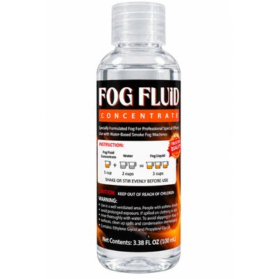Fog Fluid Concentrate for Water-Based Fog Machines – 3.38 fl oz (100 mL)