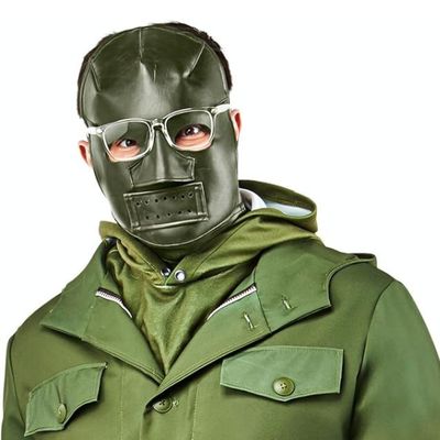 Riddler Deluxe Adult Mask with Cowl &amp; Eyewear