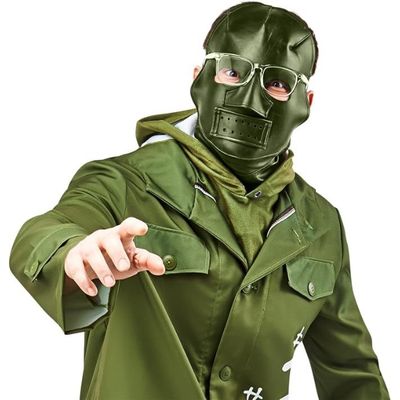 Riddler Deluxe Adult Mask with Cowl &amp; Eyewear