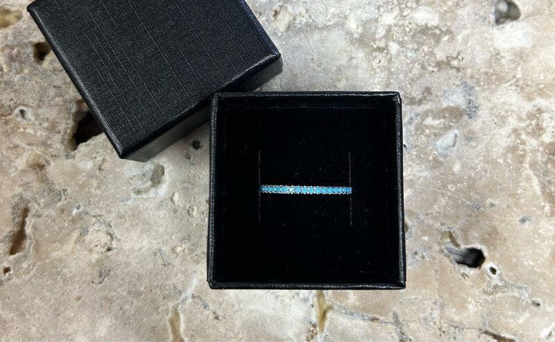 Turquoise &amp; Silver Accent Ring