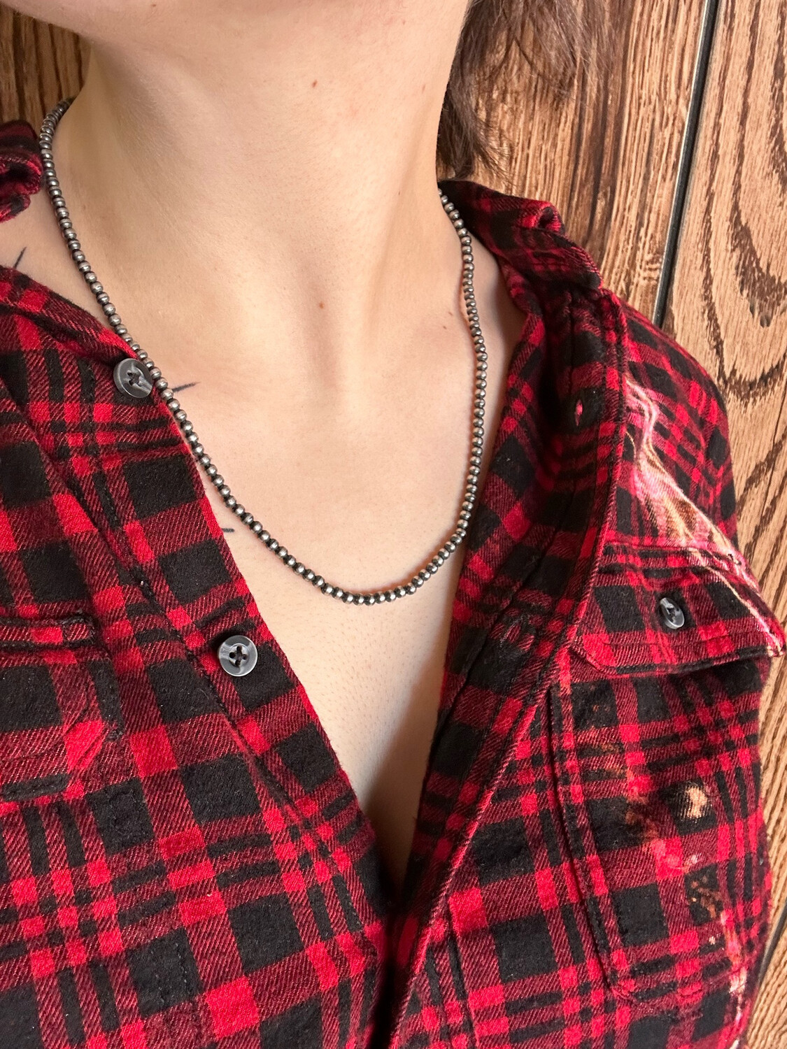 4MM Navajo Pearls 18&quot;